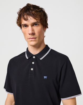 Polo Shirt in Black alternative view 3