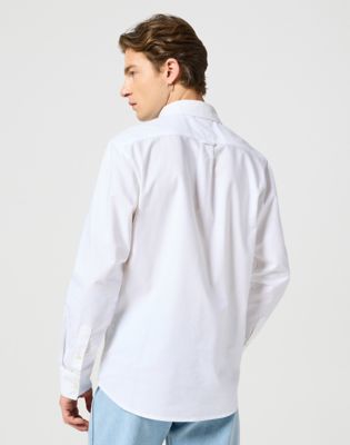 Long Sleeve Shirt in White Oxford alternative view