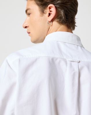 Long Sleeve Shirt in White Oxford alternative view 3
