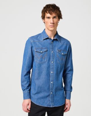 Men's Denim Shirts, Blue & Black Denim Shirts