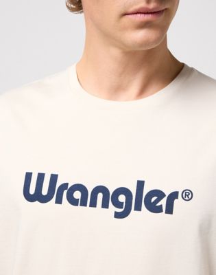 Frame Logo Tee in White alternative view 4