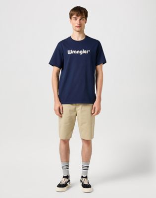 Wrangler Frame Logo Tee Navy Size 4XL
 