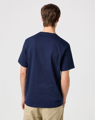 Frame Logo Tee in Navy alternative view 2
