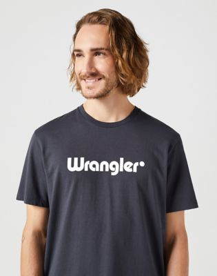 Frame Logo Tee in Black alternative view 3