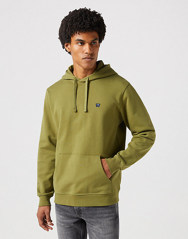 Sign Off Hoodie in Dusty Olive