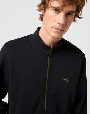 Funnel Neck Zip in Black alternative view 3