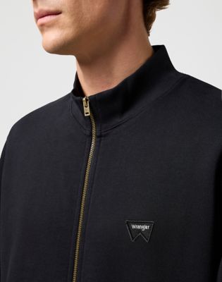 Funnel Neck Zip in Black alternative view 4