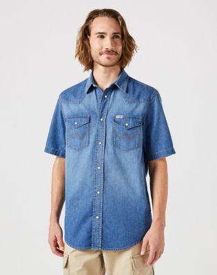 Mens denim shirts store uk