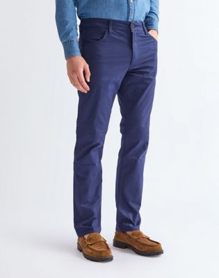 Wrangler Greensboro Straight Trousers ciemny granatowy