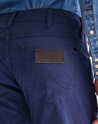 Greensboro Straight Trousers in Dark Navy