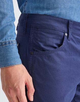 Greensboro Straight Trousers in Dark Navy
