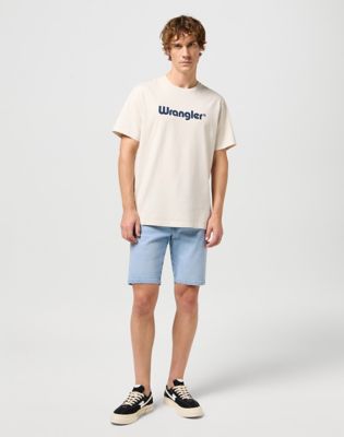 Wrangler hemmed best sale stretch shorts