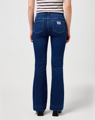 Flare Jeans in Dark Wash alternative view 2
