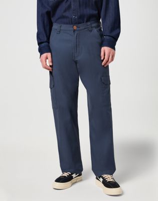 Wrangler Jeans de mezclilla de ajuste recto y holgado para hombre