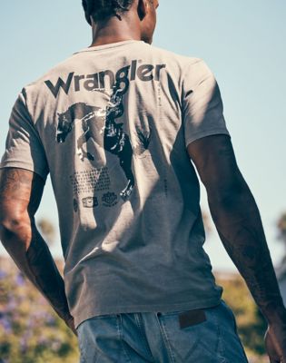 Wrangler t shirt online heren