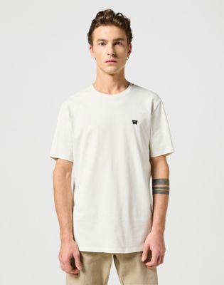 Sign Off Tee in Vintage White