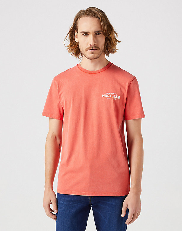 Graphic Tee in Burnt Sienna