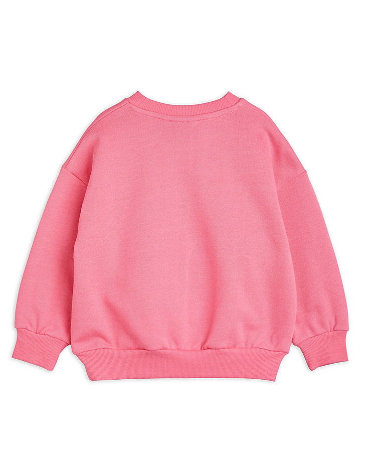 Mini Rodini x Wrangler Peace Dove Chenille Sweatshirt in Pink alternative view