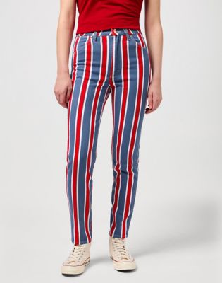 Wrangler best sale striped jeans