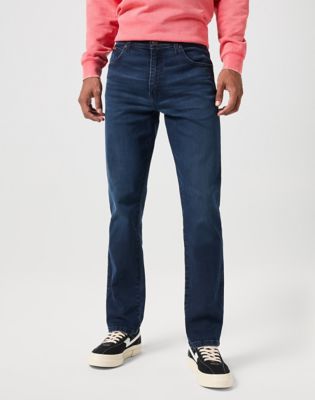  Wrangler Jeans de corte recto y holgados para hombre,  Mediterranean : Ropa, Zapatos y Joyería