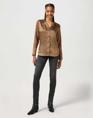 Wrangler Slim Blouse Dijon Size S
 