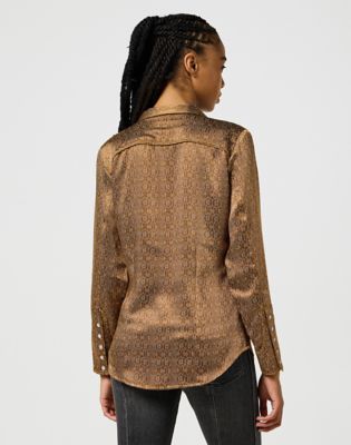 Slim Blouse in Dijon alternative view 2