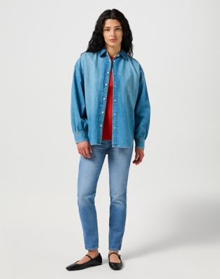 Wrangler Piper Ocean Blue Size 27 x34
 
