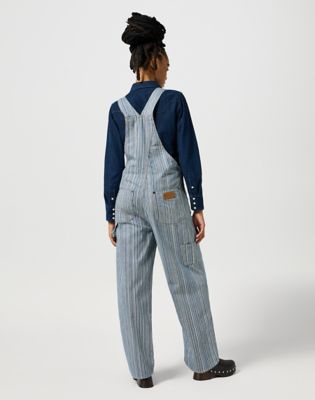 Straight Leg Bib:Dark Pinstripe:XXL alternative view 2