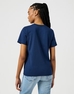 Round Tee in Dark Navy alternative view 2