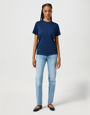 Round Tee in Dark Navy alternative view 3