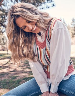 Cropped Sweater Vest New Wrangler