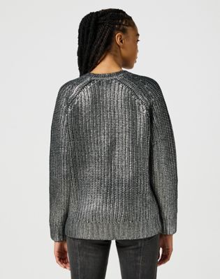 Foiled Sweater in Silver alternative view 2