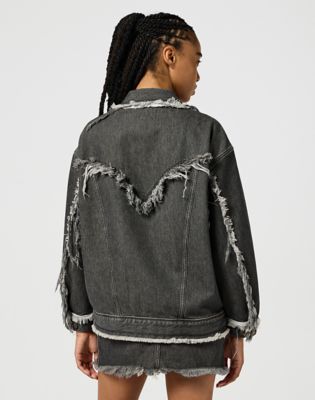 Denim Fray Jacket in Icon Era alternative view