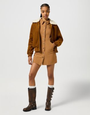 Slim Long Sleeve Dress in Madder Brown alternative view 2