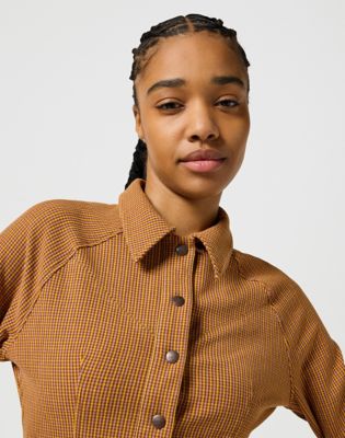Slim Long Sleeve Dress in Madder Brown alternative view 4