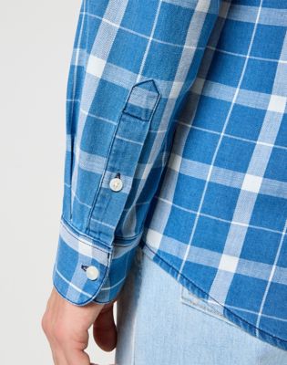 1 Pocket Shirt in Blue Indigo alternative view 3