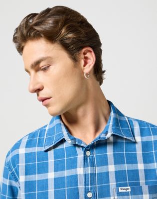 1 Pocket Shirt in Blue Indigo alternative view 4