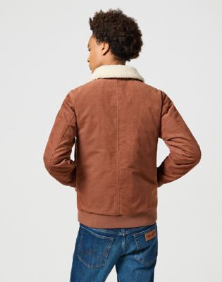 Corduroy Aviator Jacket in Root Beer alternative view 2