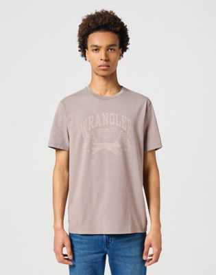 Graphic Tee in Iron main view