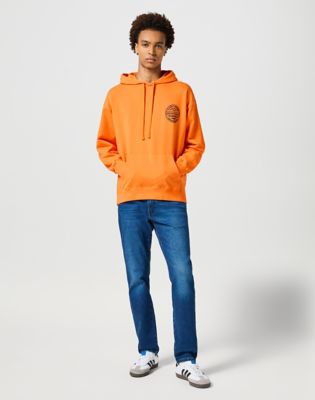 Casey Jones Hoodie in Red Orange alternative view