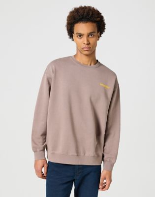 Crewneck Sweatshirt in Iron Men sPullover und Strick Wrangler