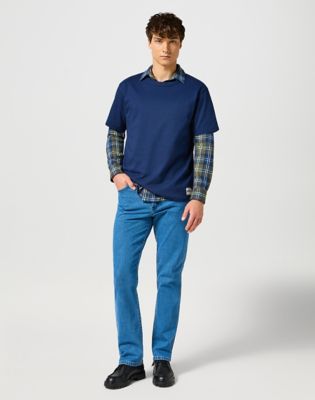 Short Sleeve Solid Tee in Navy alternative view