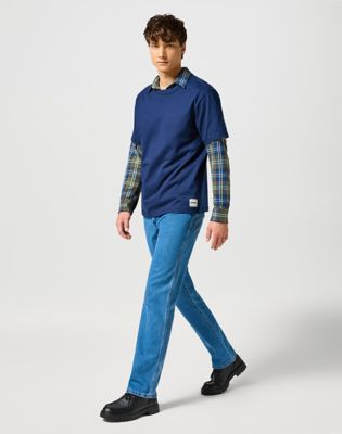 Short Sleeve Solid Tee in Navy alternative view 3