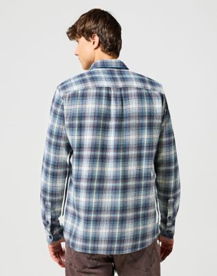 2 Pocket Shirt in Blue Grey alternative view 2
