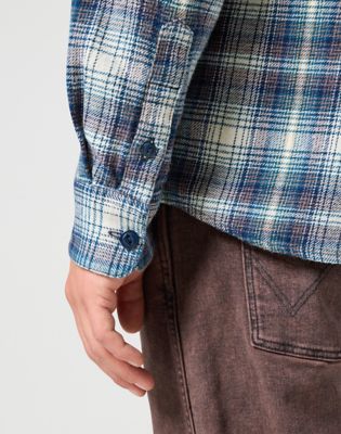 2 Pocket Shirt in Blue Grey alternative view 3