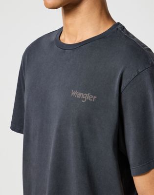 Graphic Tee in Faded Black alternative view 4