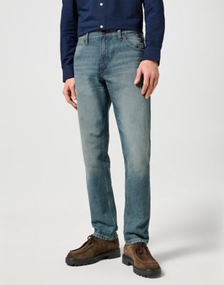 Greensboro Non Stretch in Sage Wash Straight Wrangler