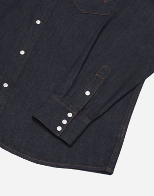 Blue Bell 2 Pocket Shirt in Rinse alternative view 5