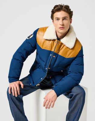 Blue Bell Puffer Jacket in Navy