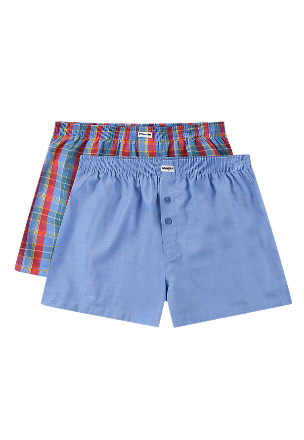 2 Pack Woven Boxer in Multicolor